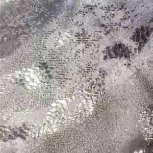 3 PC SET~New Donna Karan Luna Queen Duvet Cover,2 Standard Shams Platinum Silver